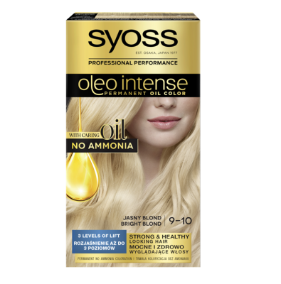 Syoss, Oleo, farba do włosów,9-10 Jasny Blond