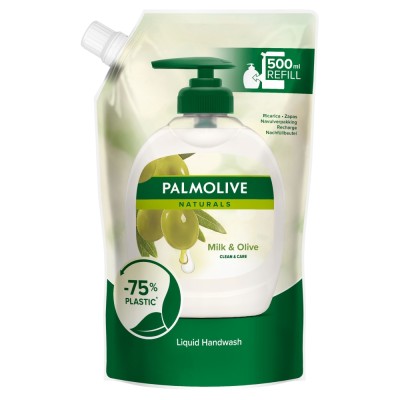 Palmolive Naturals Oliwka mydło do rąk w płynie zapasowe w folii 500 ml