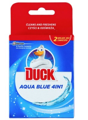 Duck, Aqua Blue, 4w1, zawieszka do toalet,podwójny zapas, 40 g