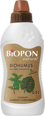 Bros, Biopon, Biohumus do roślin zielonych, 500ml