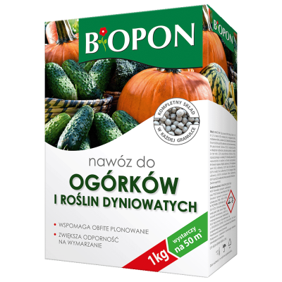 Bros, Biopon, Nawóz do ogórków i roślin dyniowatych, granulat, 1kg