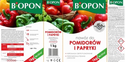 Bopon nawóz granulowany do pomidorów i papryki BiOPON 1kg