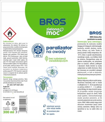 Bros Zielona Moc paralizator na owady 300ml
