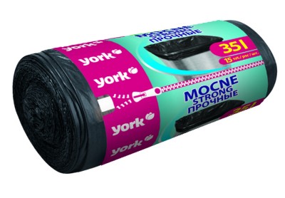 York, worki na śmieci 35l/15szt