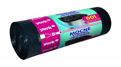 York, worki na śmieci 60l/10szt