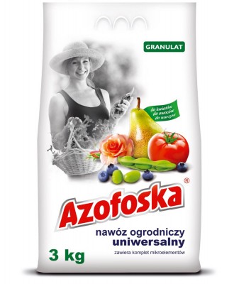 Azofoska, nawóz granulowany uniwersalny, 3kg