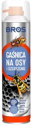 Bros Gaśnica preparat przeznaczony do zwalczania os i szerszeni spray 600ml