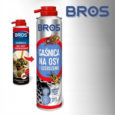 Bros Gaśnica preparat przeznaczony do zwalczania os i szerszeni spray 600ml