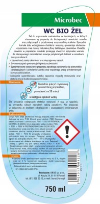 Bros Microbec Ultra Cytryna 1kg preparat do przydomowych oczyszczalni ścieków i szamb + WC Bio żel 500ml