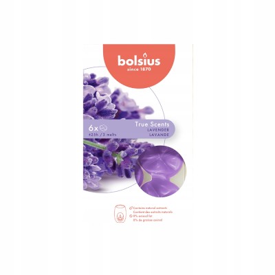 Bolsius True Scents Lawenda płatki zapachowe 6 sztuk