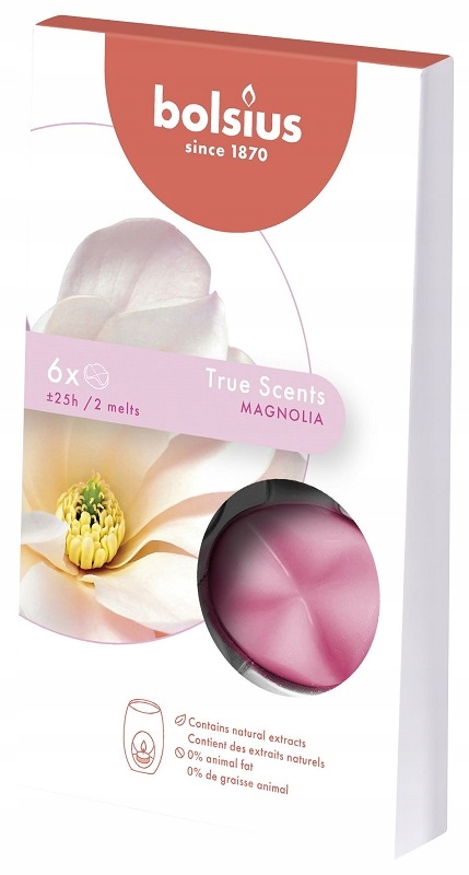 Bolsius True Scents Magnolia płatki zapachowe 6 sztuk