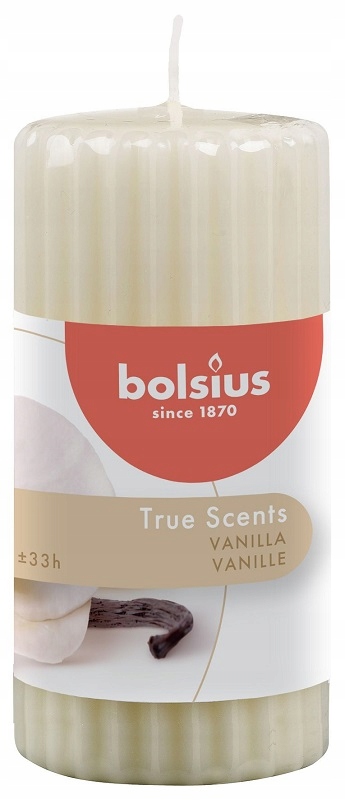 Bolsius True Scents Wanilia świeca pieńkowa zapachowa 120/58mm