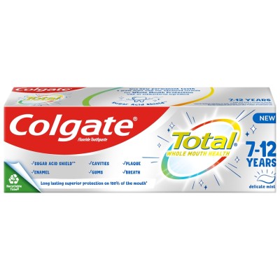 Colgate Total Junior 7-12 lat pasta do zębów dla dzieci 50ml 