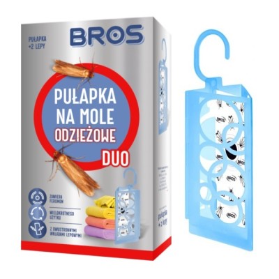 Bros Duo pułapka na mole odzieżowe + 2 wkłady