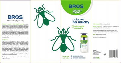 Bros Zielona Moc pułapka na muchy z przynętą