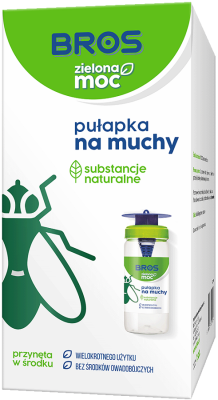 Bros Zielona Moc pułapka na muchy z przynętą