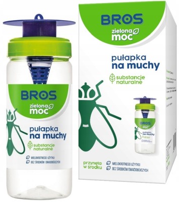 Bros Zielona Moc pułapka na muchy z przynętą