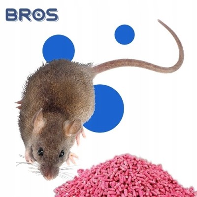 Bros trutka w granulacie na myszy i szczury 140g