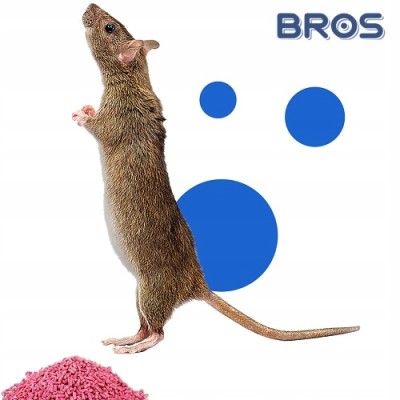 Bros trutka w granulacie na myszy i szczury 140g