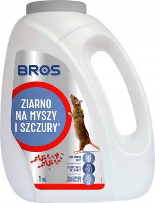 Bros trutka w formie ziarna na myszy i szczury 1kg