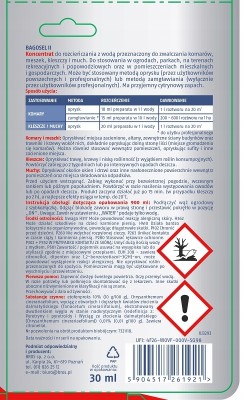 Bros Bagosel preparat do oprysku przeciw komarom i kleszczom 30ml