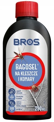 Bros Bagosel preparat do oprysku przeciw komarom i kleszczom 250ml