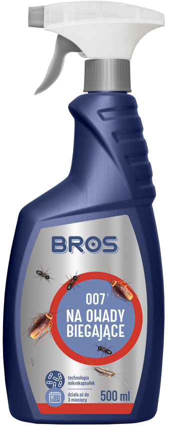 Bros 007 na owady biegające preparat w rozpylaczu 500ml