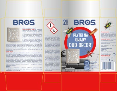 Bros duo decor płytka na owady 2 sztuki 