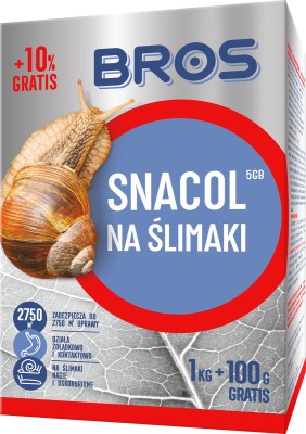 Snacol 3gb środek zwalczający ślimaki w kartonie 1kg + 100g gratis