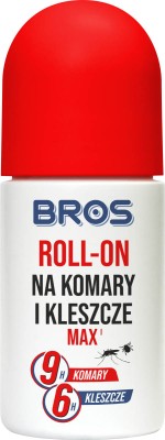 Bros Max 25% deet środek przeciw komarom i kleszczom w roll on 50 ml 