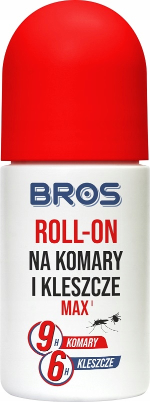 Bros Max 25% deet środek przeciw komarom i kleszczom w roll on 50 ml