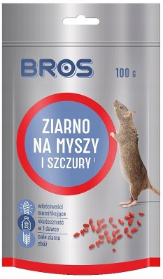 Bros trutka ziarno na myszy i szczury w saszetce 100g