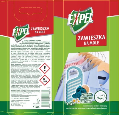Expel zawieszka na mole o zapachu świeżego prania