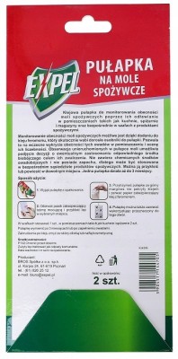 Expel pułapka na mole spożywcze - 2 sztuki
