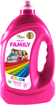 For My Family żel do prania kolorowych tkanin 4kg 