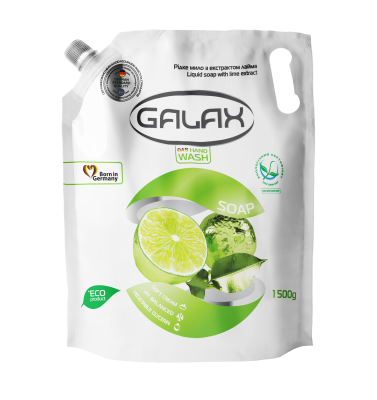 Galax Lime mydło w płynie z ekstraktem z limonki w opakowaniu uzupełniającym 1,5l 