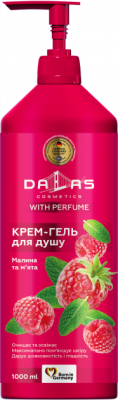 Dalas Malina i Mięta żel pod prysznic 1l
