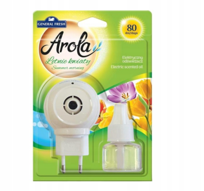 Arola General Fresh Electric Summer Morning Letnie Kwiaty elektryczny odświeżacz powietrza z płynem 25ml