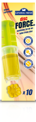 Disc Force General Fresh Cytrynowy punktowy żel do WC 60ml 