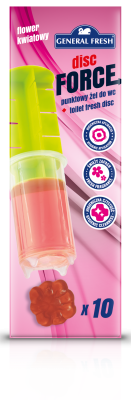 Disc Force General Fresh Kwiatowy punktowy żel do WC 60ml