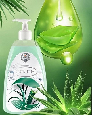 Galax Aloes mydło w płynie z dozownikiem 500g