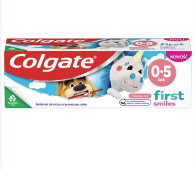 Colgate Kids First Smiles od 0-5 lat pasta do zębów dla dzieci 50ml