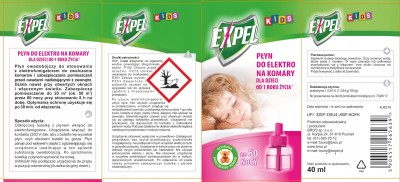 Expel Kids płyn do urządzenia elektronicznego na komary 60 nocy