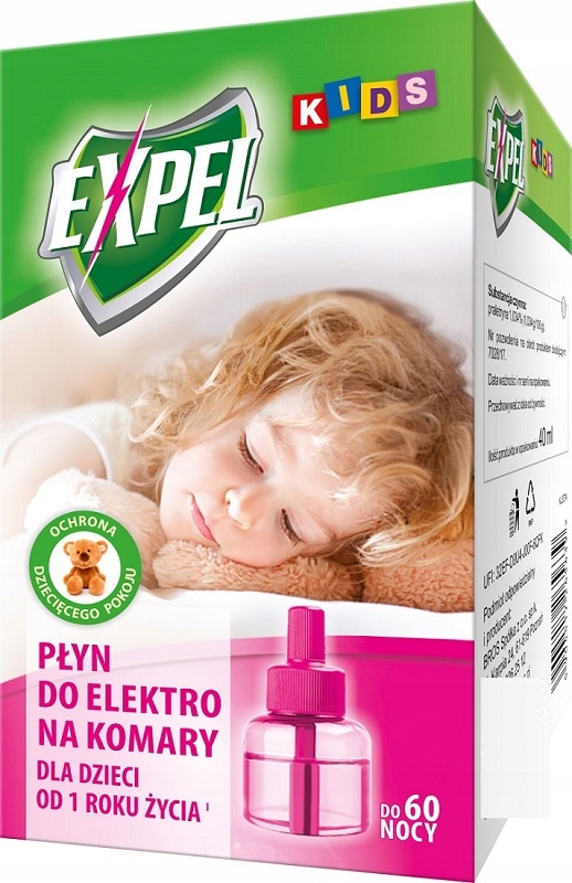 Expel Kids płyn do urządzenia elektronicznego na komary 60 nocy