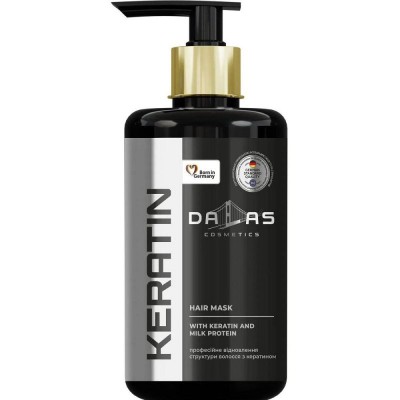 Dalas Keratin maska do włosów zniszczonych z pompką 900ml