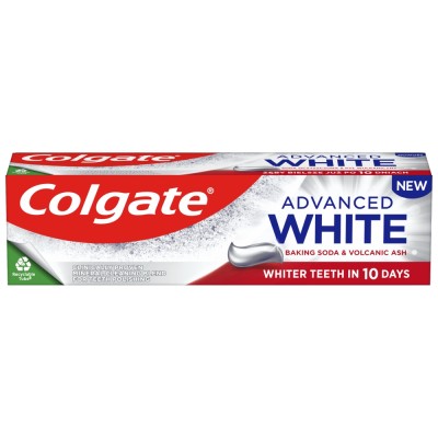 Colgate Advanced White Baking Soda i Volcanic Ash nowoczesna pasta do zębów 75ml