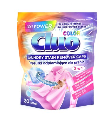 Cluo kapsułki odplamiające 20 sztuk