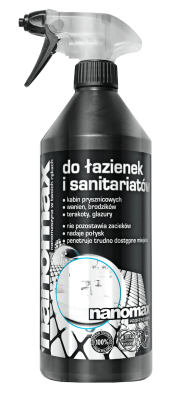 Nanomax Professional środek do czyszczenia łazienek i sanitariatów w sprayu 1l