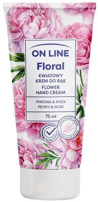 On Line Floral Peony & Rose krem do rąk 75ml