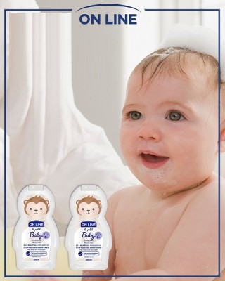 On Line Le Petit Baby ochronny żel 3w1 do mycia ciała włosów i twarzy 350ml